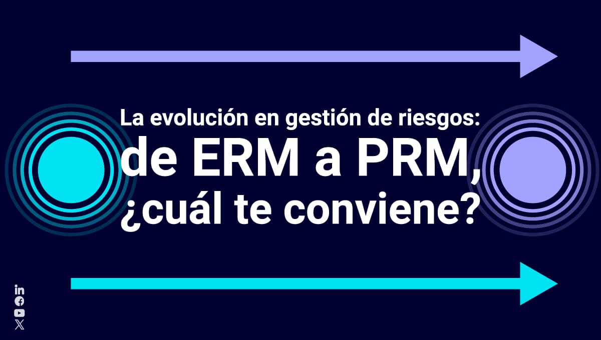 Conoce la evolución de la gestión de riesgos organizacionales, desde el ERM hasta los PRM.